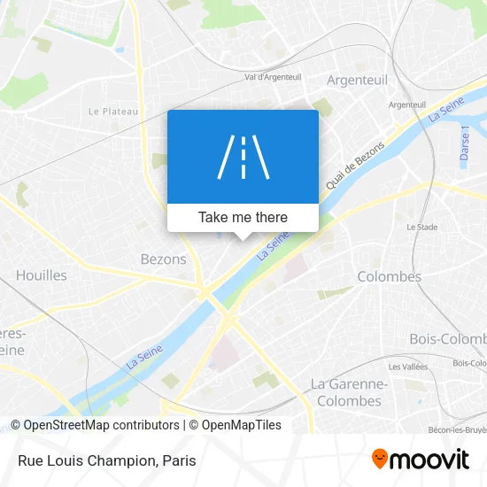 Rue Louis Champion map