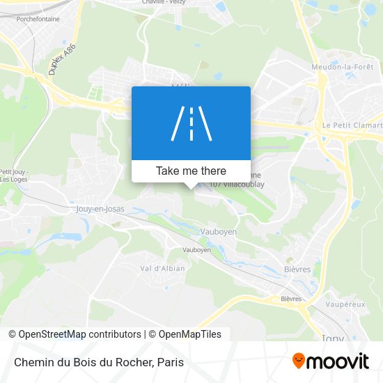 Chemin du Bois du Rocher map