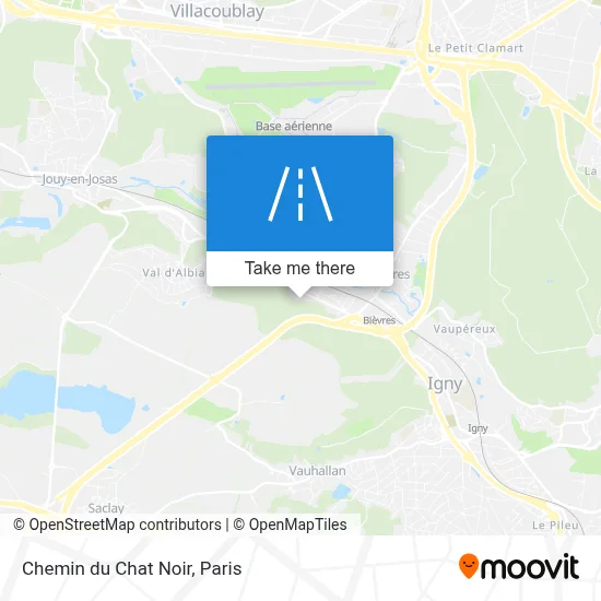 Chemin du Chat Noir map