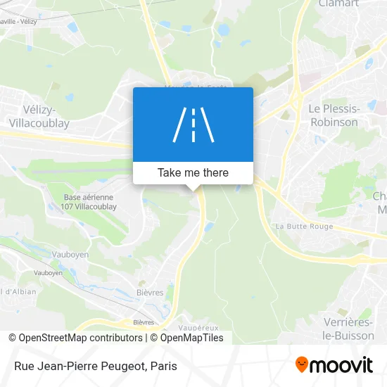 Rue Jean-Pierre Peugeot map