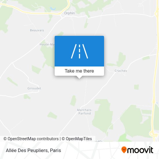 Allée Des Peupliers map