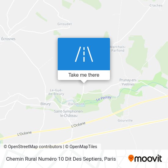 Chemin Rural Numéro 10 Dit Des Septiers map
