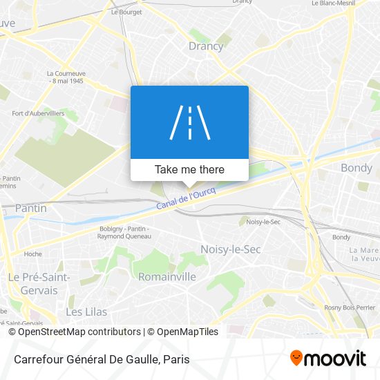 Mapa Carrefour Général De Gaulle