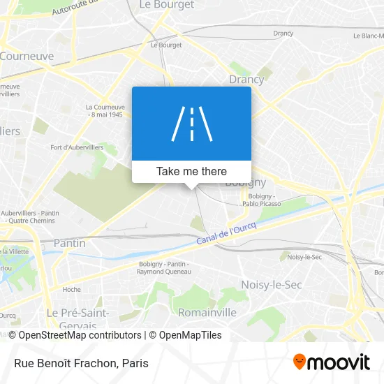 Rue Benoît Frachon map