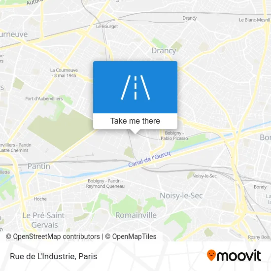 Rue de L'Industrie map