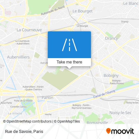 Rue de Savoie map