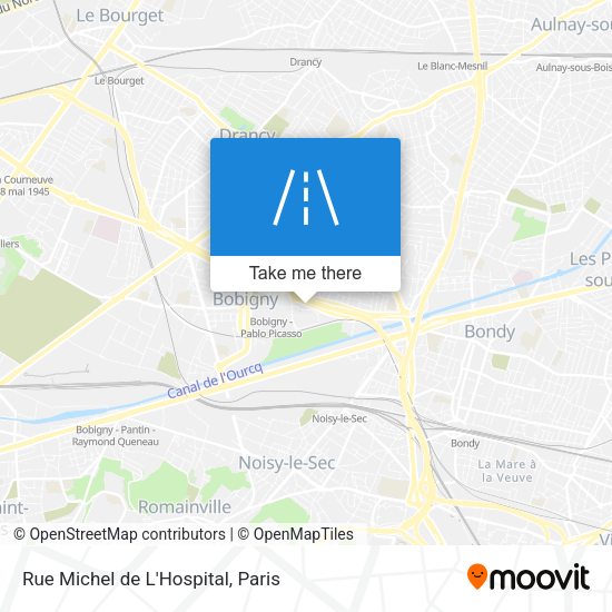 Rue Michel de L'Hospital map