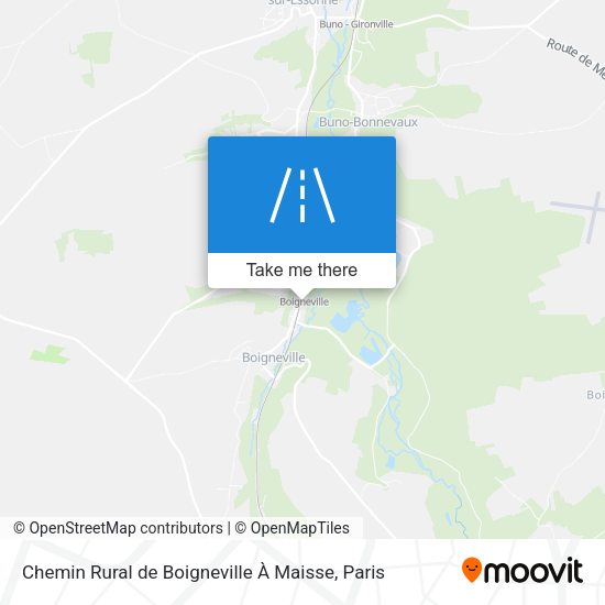 Chemin Rural de Boigneville À Maisse map
