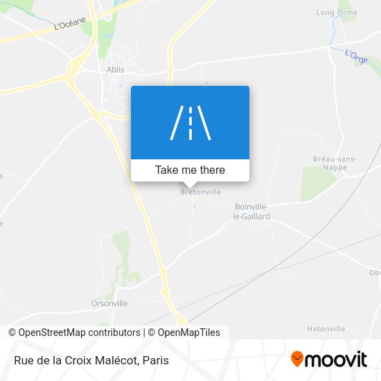 Rue de la Croix Malécot map