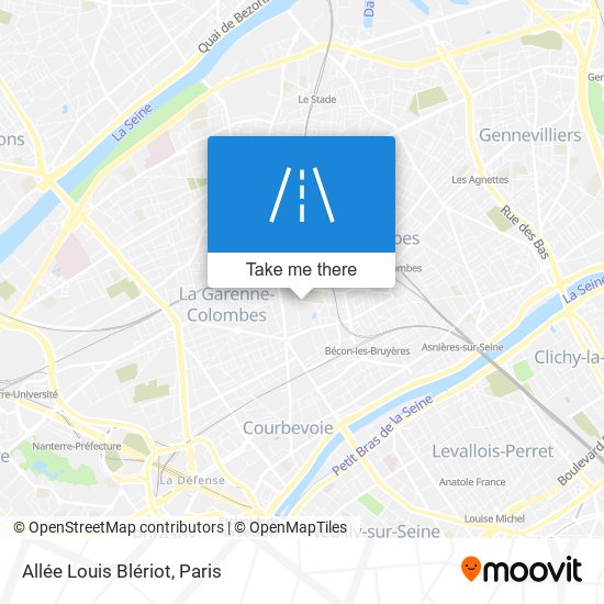 Allée Louis Blériot map