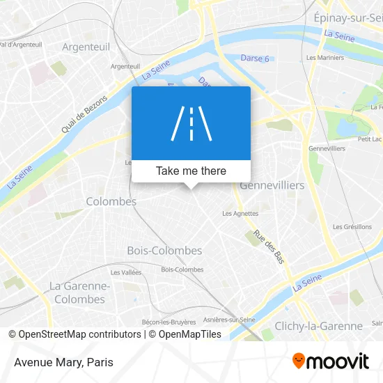 Avenue Mary map