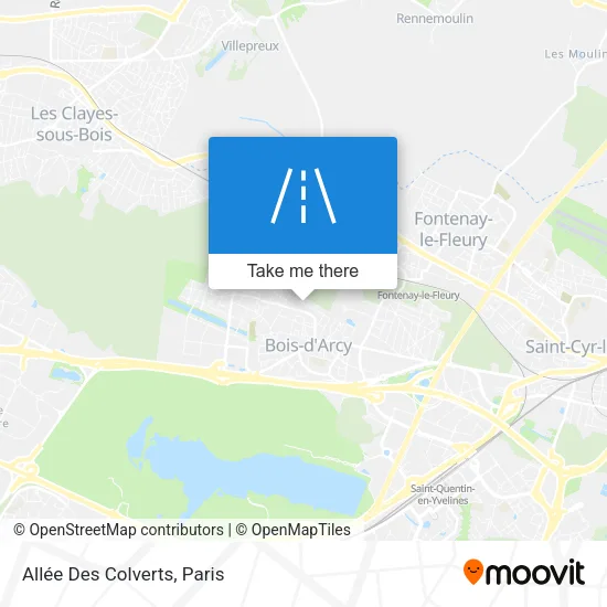 Allée Des Colverts map