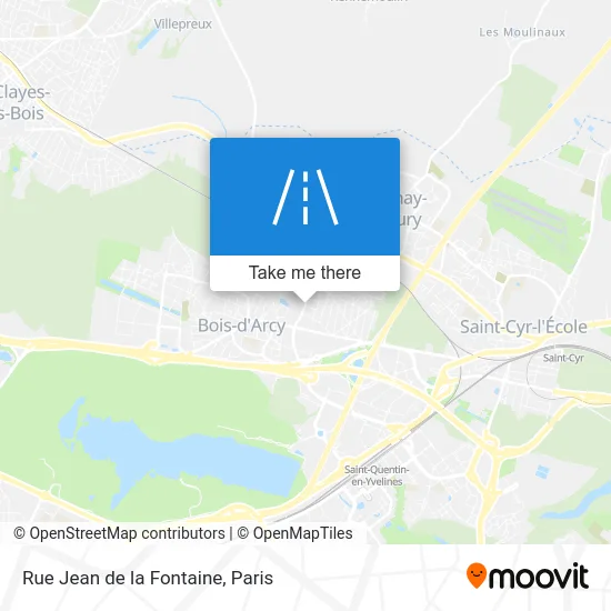 Rue Jean de la Fontaine map