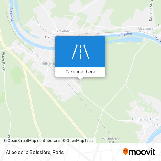 Allée de la Boissière map