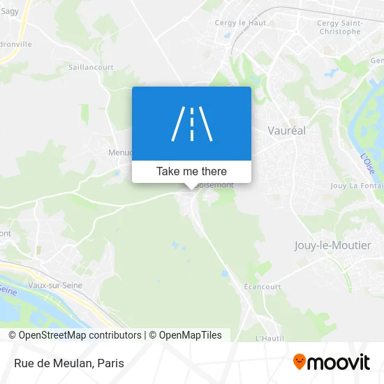 Mapa Rue de Meulan