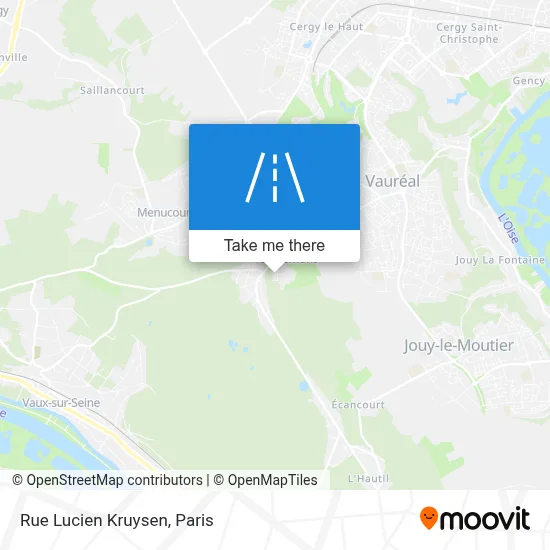 Rue Lucien Kruysen map