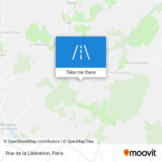 Rue de la Libération map