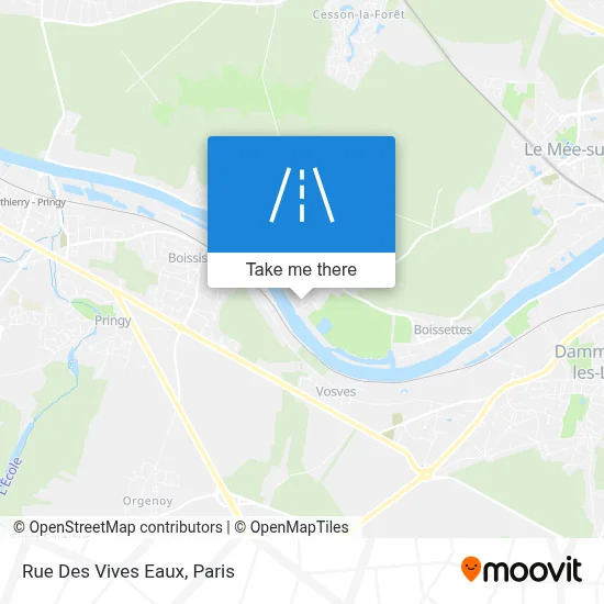Rue Des Vives Eaux map
