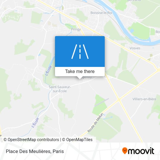 Place Des Meulières map