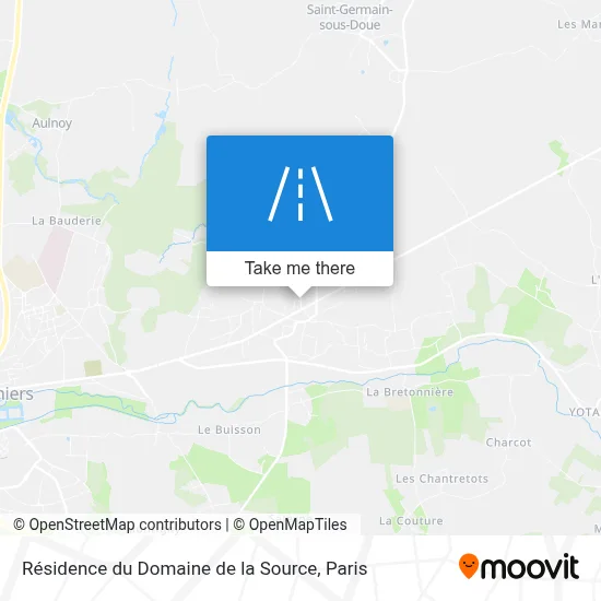 Résidence du Domaine de la Source map