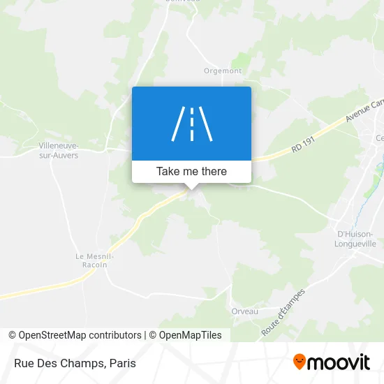 Rue Des Champs map