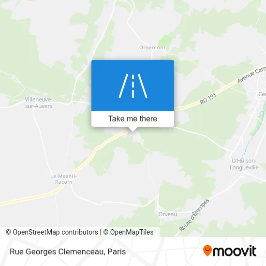 Rue Georges Clemenceau map