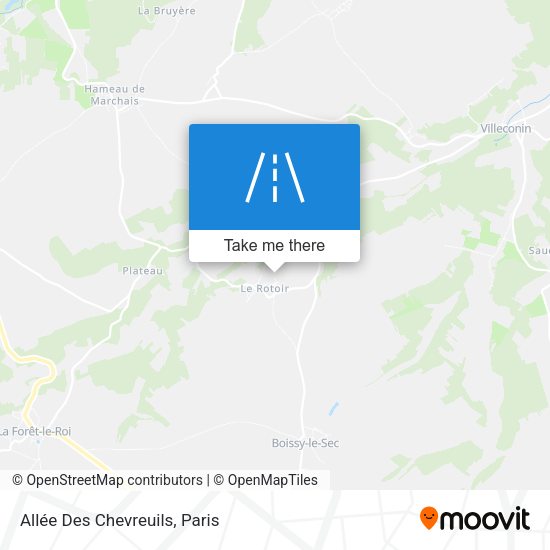 Allée Des Chevreuils map