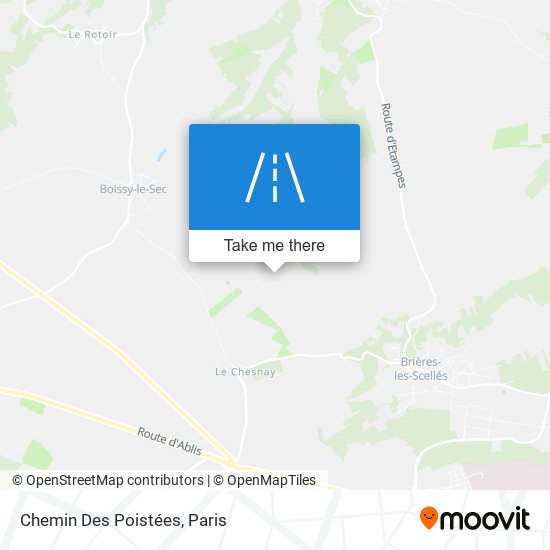 Chemin Des Poistées map