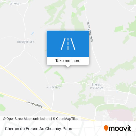 Chemin Du Fresne Au Chesnay map