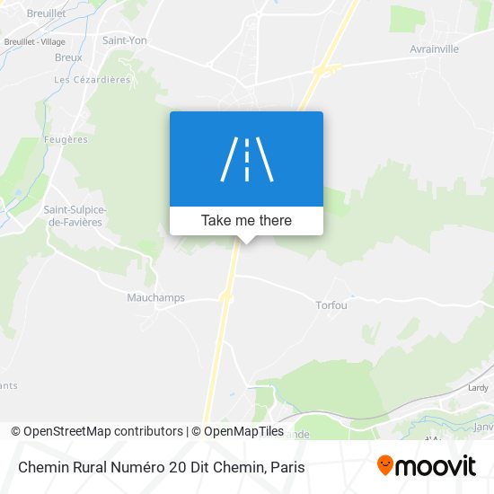 Chemin Rural Numéro 20 Dit Chemin map