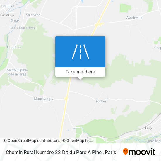 Chemin Rural Numéro 22 Dit Du Parc À Pinel map