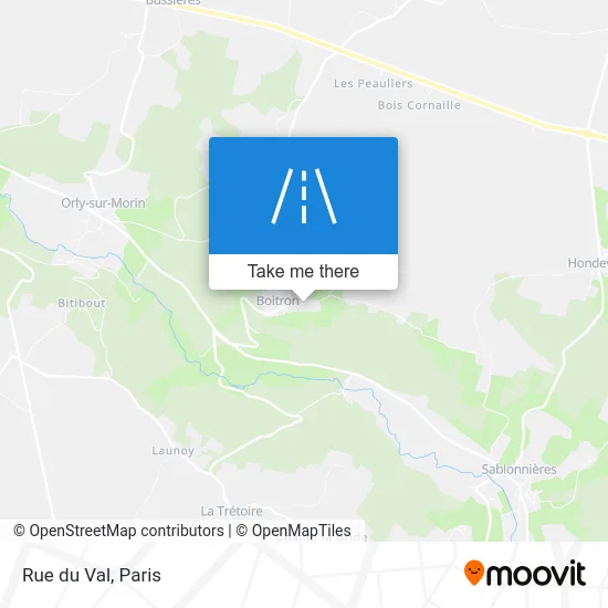 Mapa Rue du Val