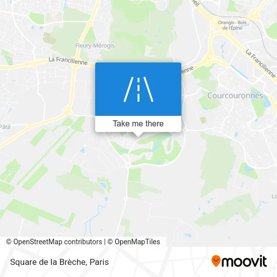 Square de la Brèche map
