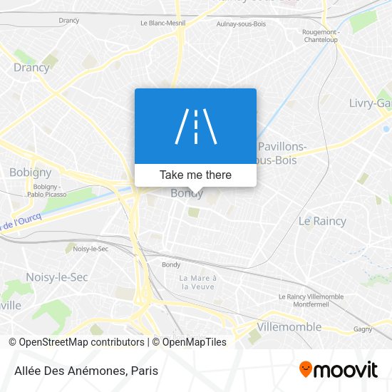 Allée Des Anémones map