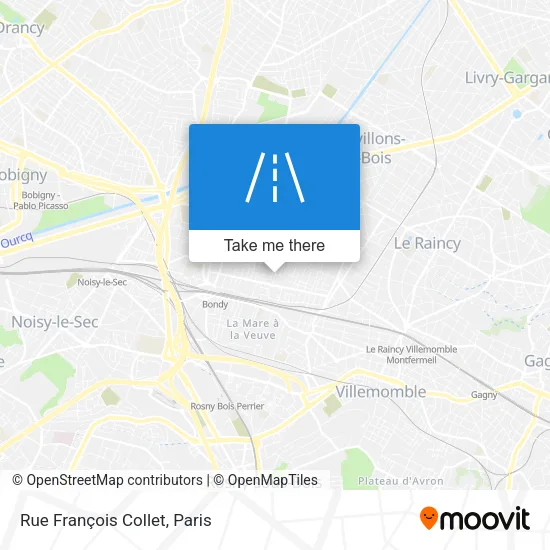 Rue François Collet map