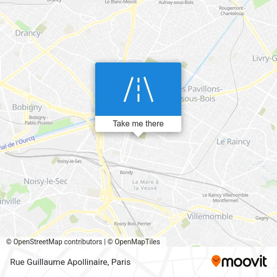 Rue Guillaume Apollinaire map