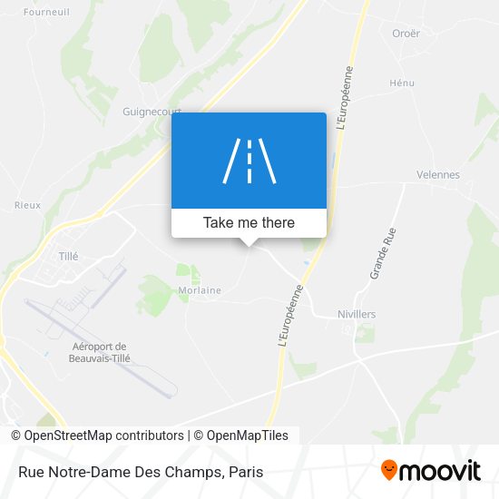 Rue Notre-Dame Des Champs map