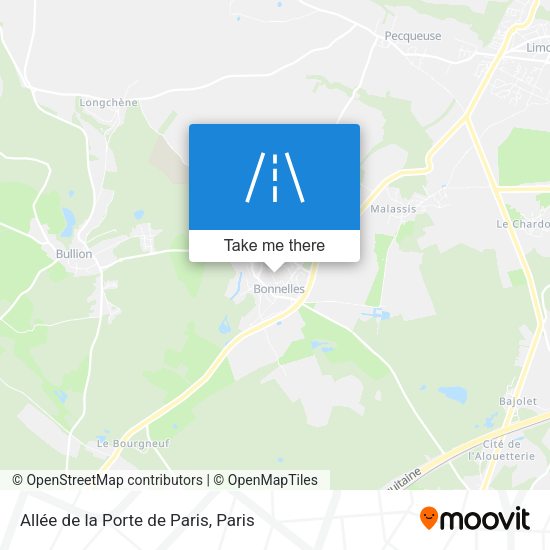 Allée de la Porte de Paris map
