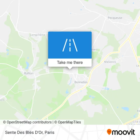 Sente Des Blés D'Or map