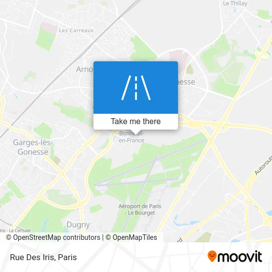 Rue Des Iris map