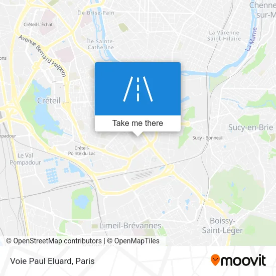 Voie Paul Eluard map