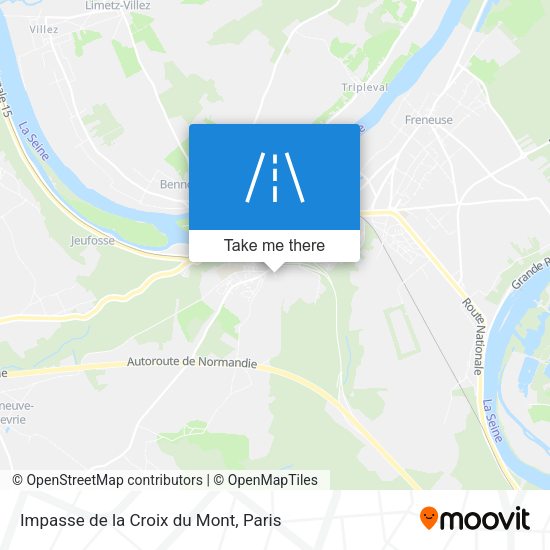 Impasse de la Croix du Mont map