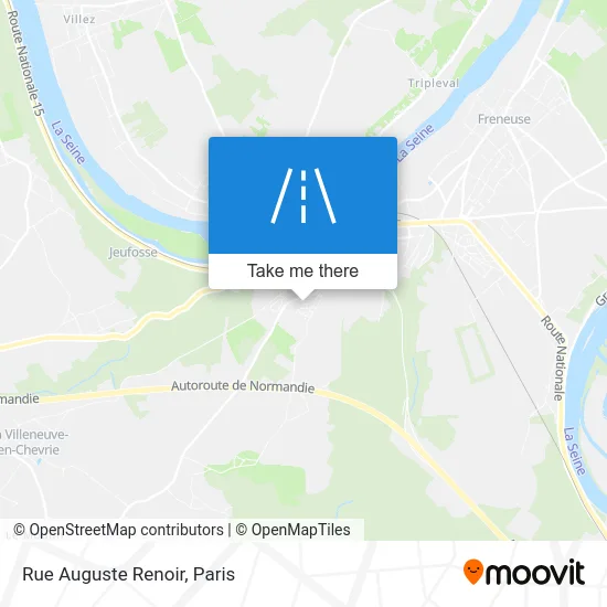 Rue Auguste Renoir map