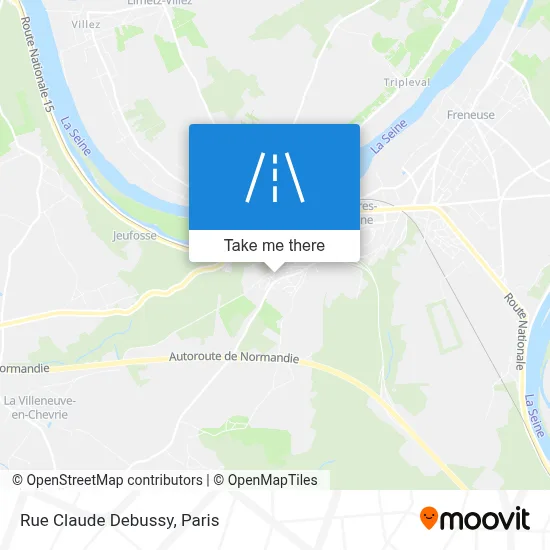 Rue Claude Debussy map