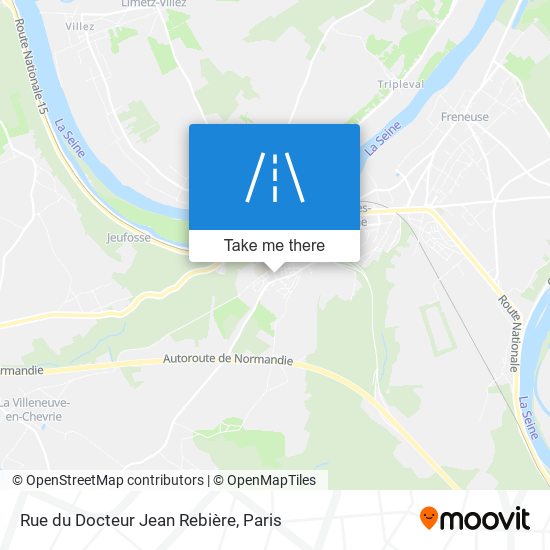 Mapa Rue du Docteur Jean Rebière