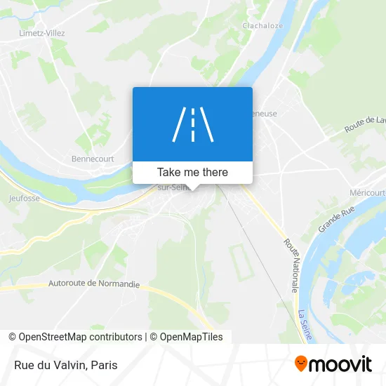 Rue du Valvin map