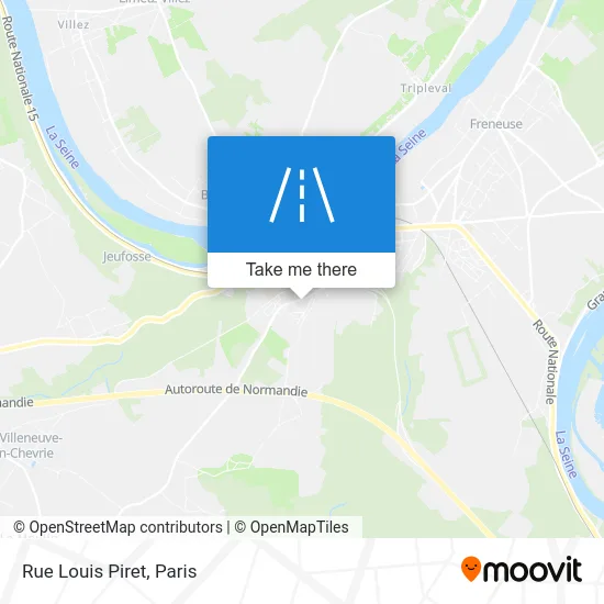 Rue Louis Piret map