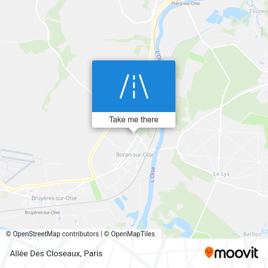 Allée Des Closeaux map