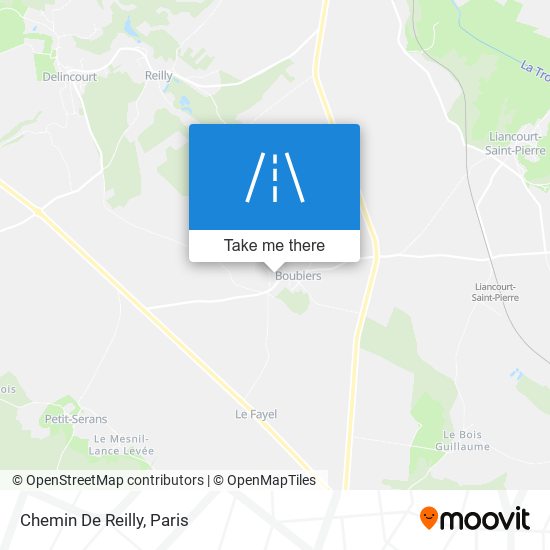 Chemin De Reilly map