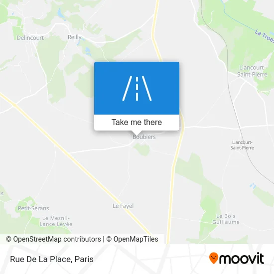 Rue De La Place map